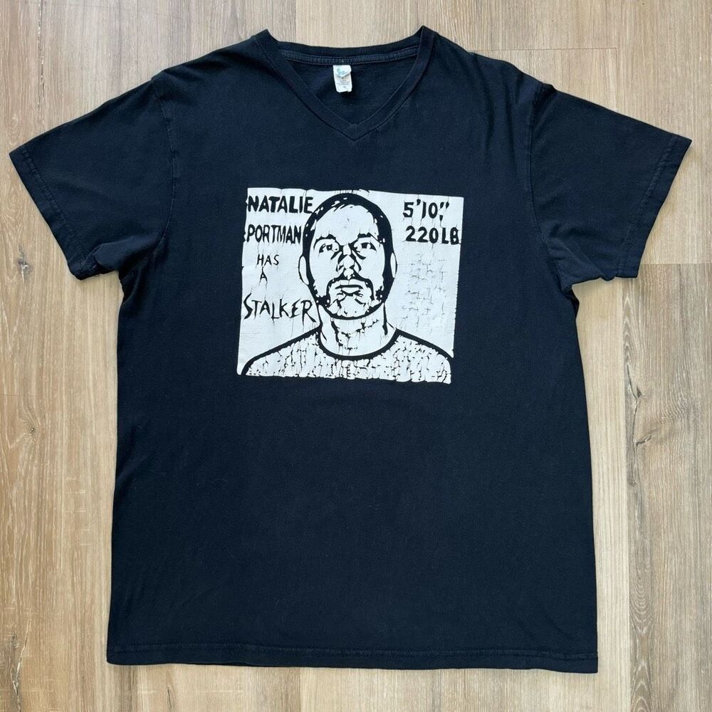 Sage Francis Natalie Portman Has A Stalker Black Shirt Sz Medium Hip Hop Mixtape